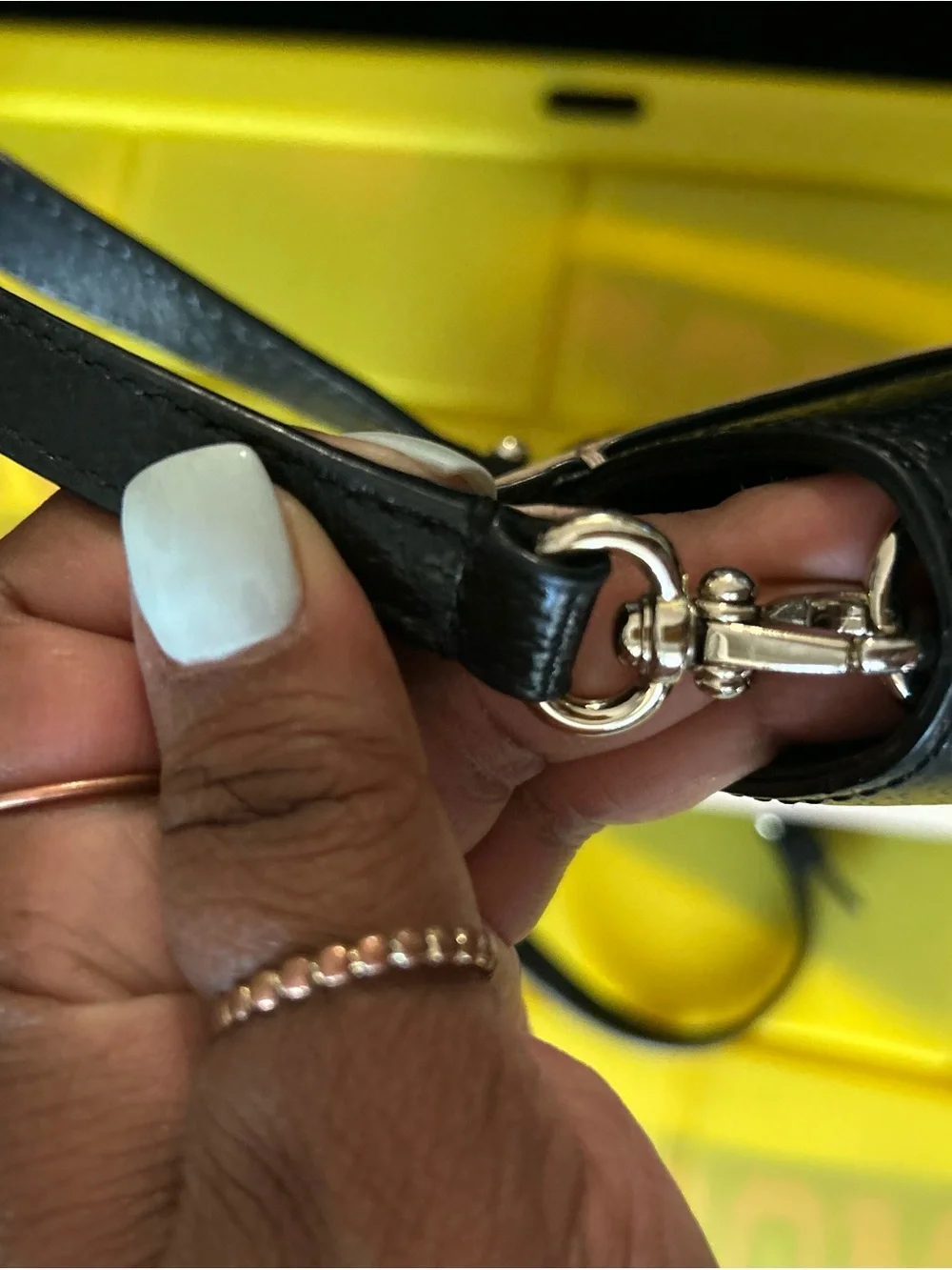 Two-Tone Black & Cream Tote Bag